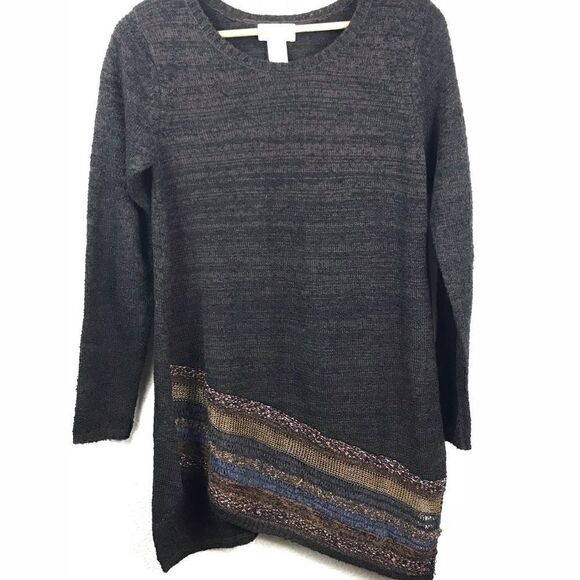 Soft Surroundings Asymmetrical Multi-Color Hem - Picture 1 of 6